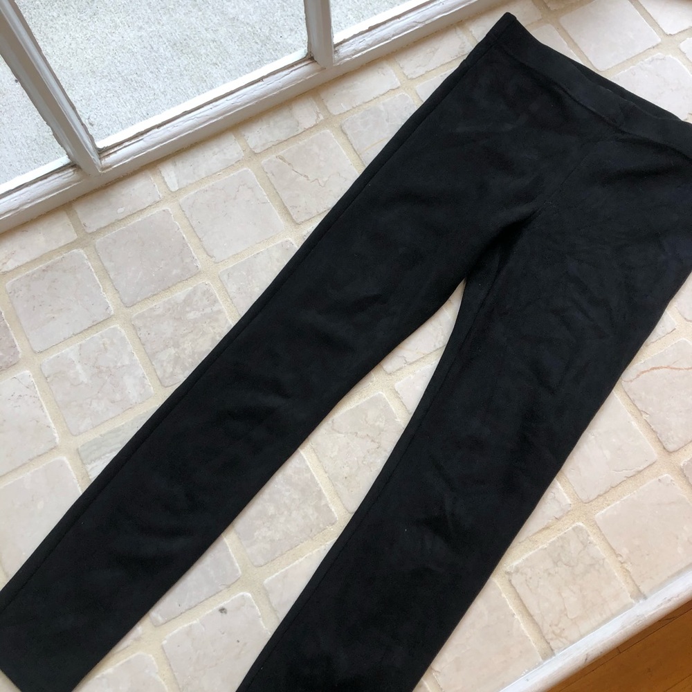 David Lerner faux suede leggings